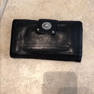 Marc by Marc Jacobs turnlock wallet clutch